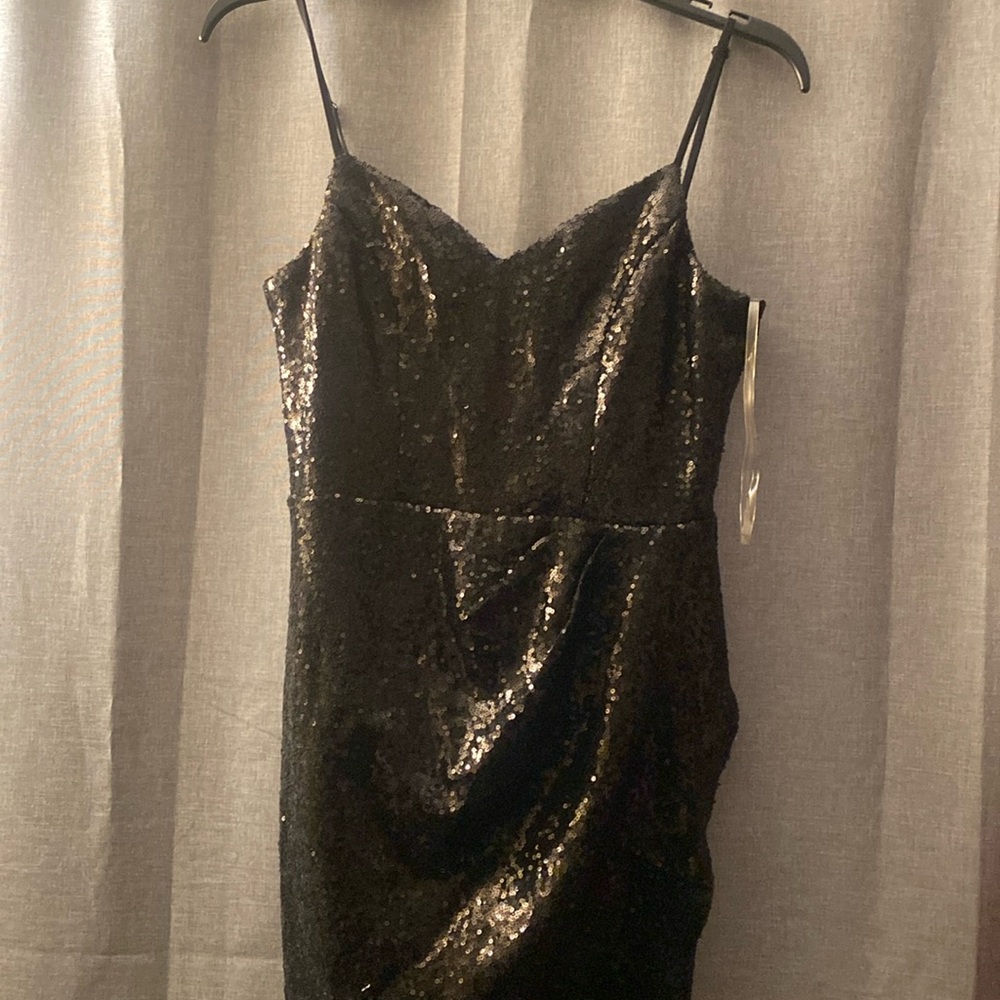 Mini black dress